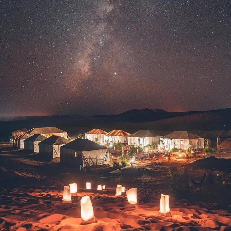 Hotel Ahlam Luxury Camp Merzouga Exterior foto