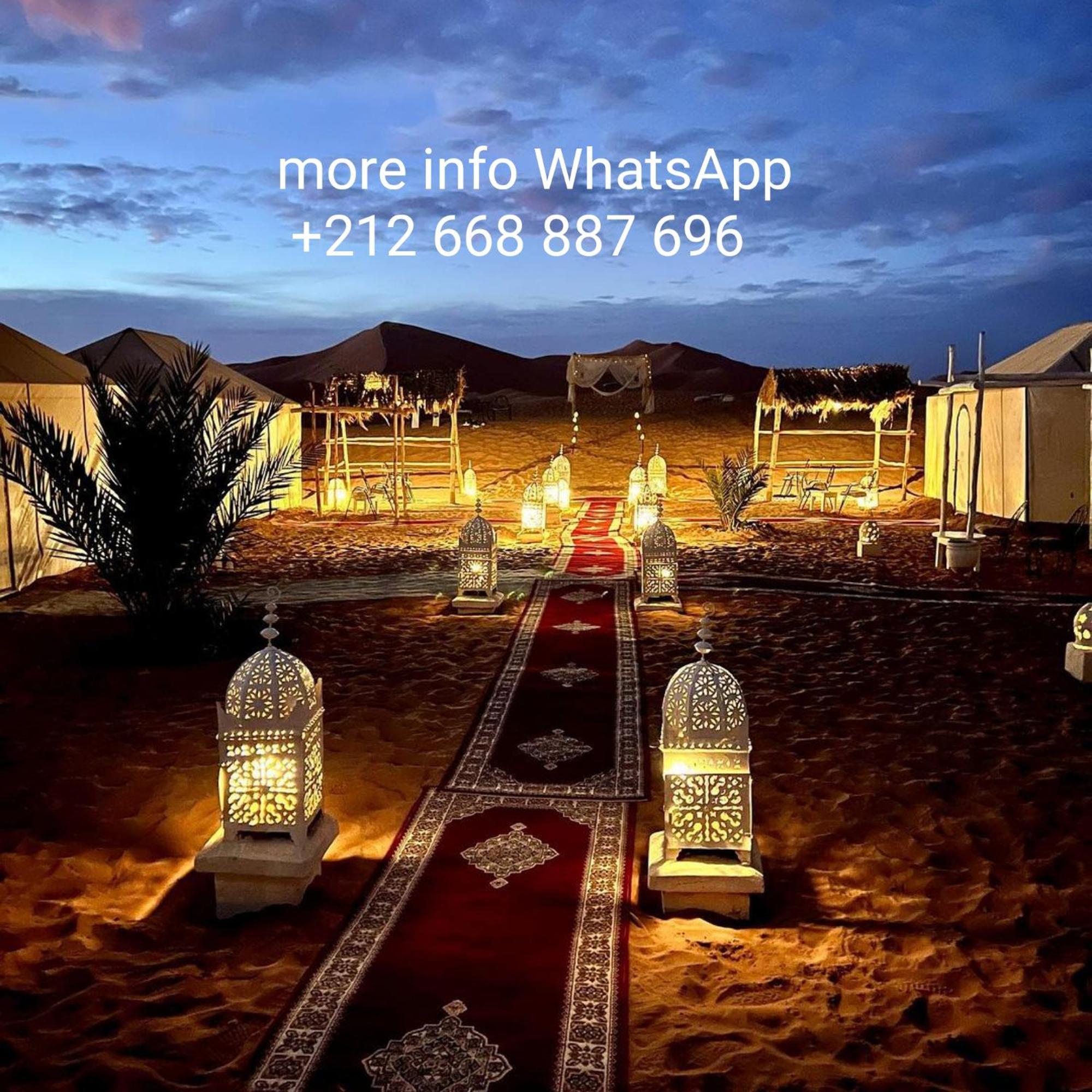 Hotel Ahlam Luxury Camp Merzouga Exterior foto